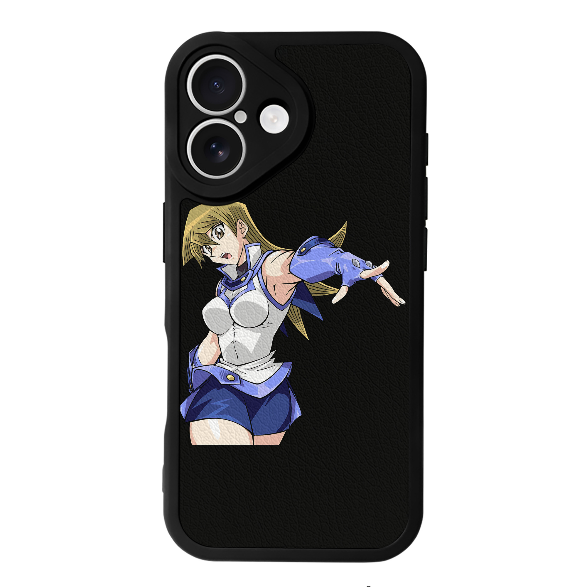 （画像用） 遊☆戯☆王 Yu-Gi-Oh! 【iPhone 16シリーズ対応】シリコンスマホケース（レザー調） 材質：シリコン